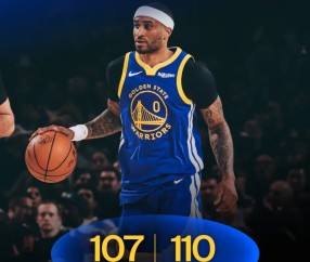 数据-勇士分享本场比赛失利海报，近8场比赛中取得1胜7负